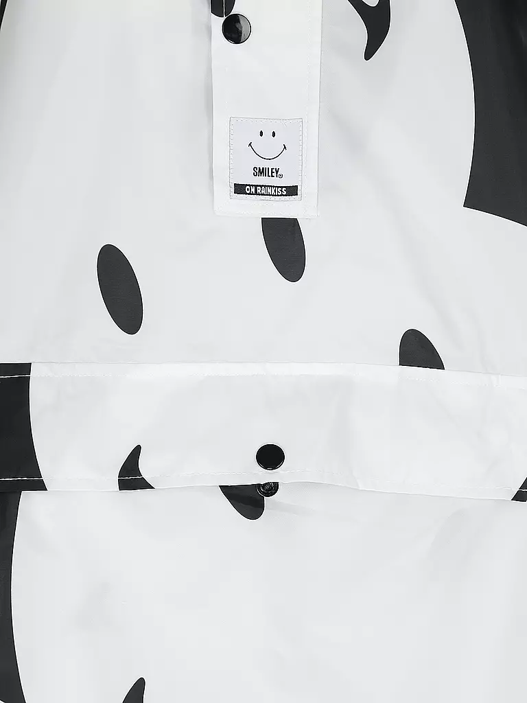 RAINKISS | Regenjacke - Regenponcho PANDA SMILEY | weiss