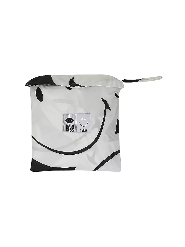 RAINKISS | Regenjacke - Regenponcho PANDA SMILEY | weiss