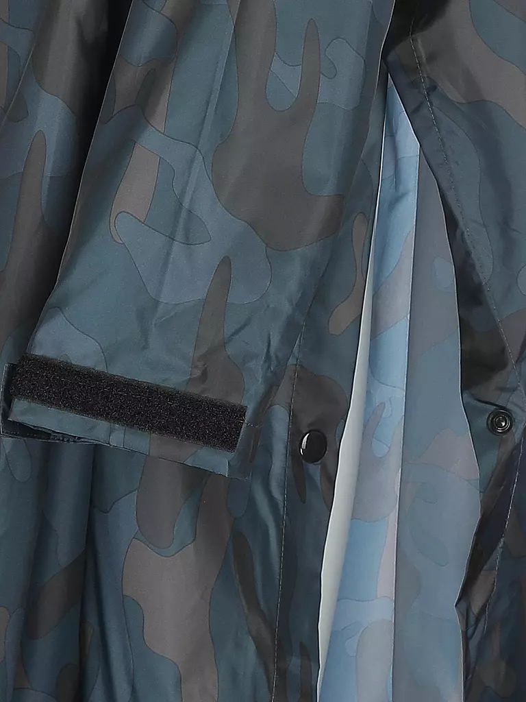 RAINKISS | Regenjacke - Regenponcho Storm Camo | schwarz