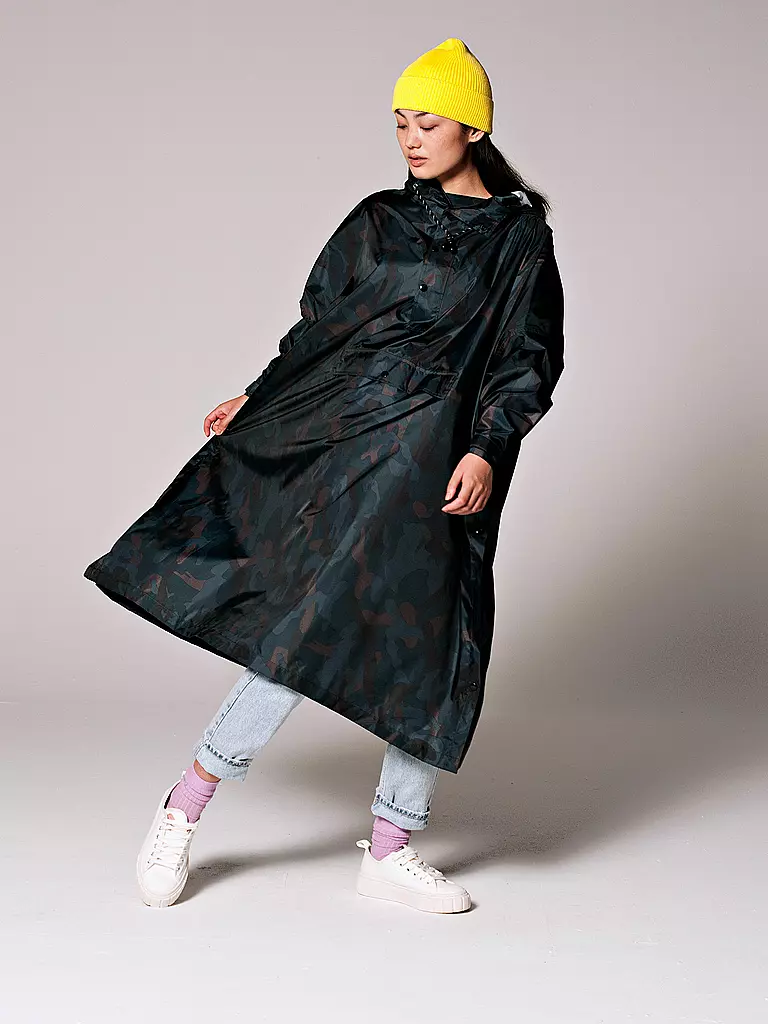 RAINKISS | Regenjacke - Regenponcho Storm Camo | petrol