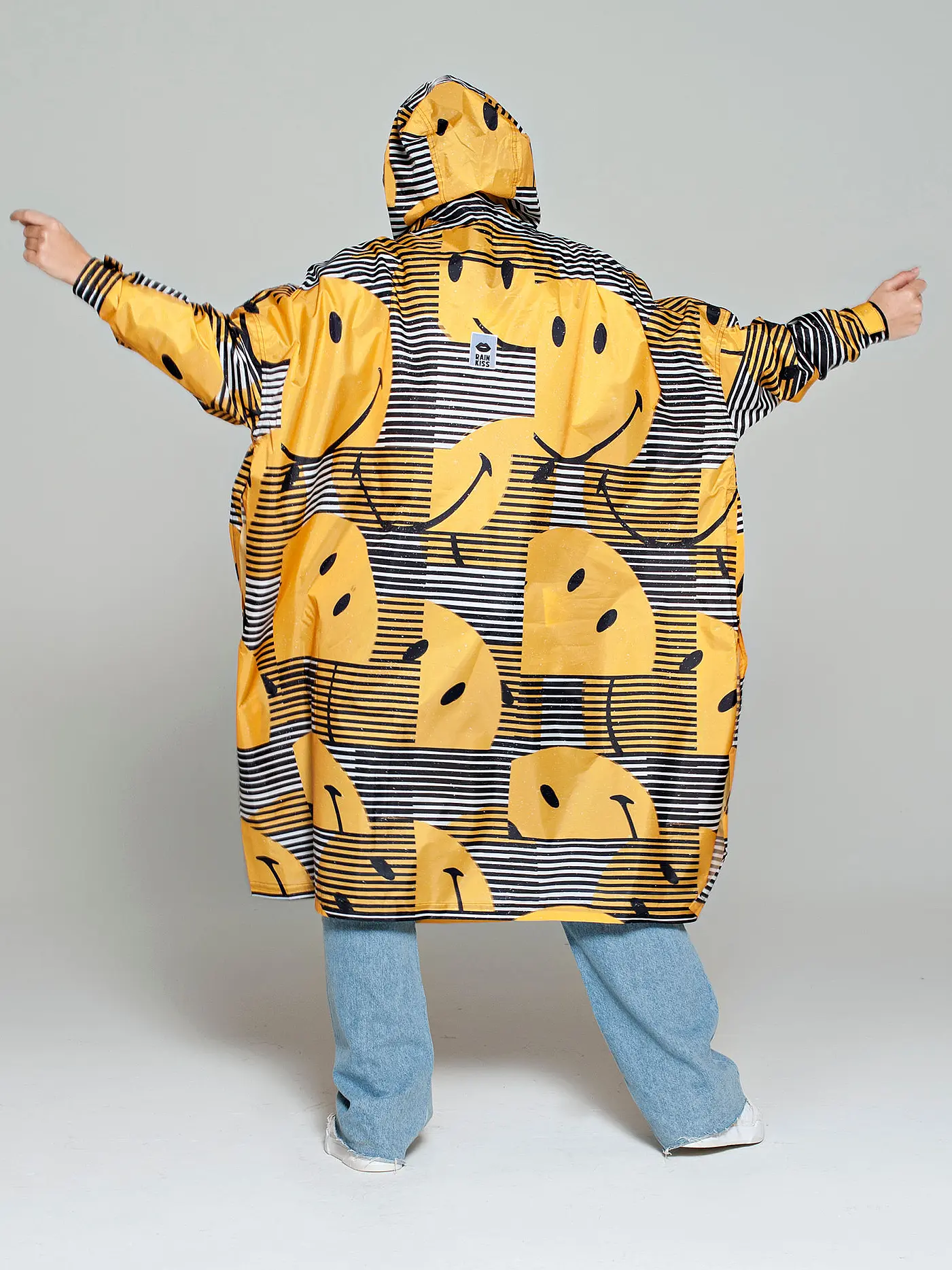 RAINKISS | Regenjacke - Regenponcho SUNSET SMILEY | gelb