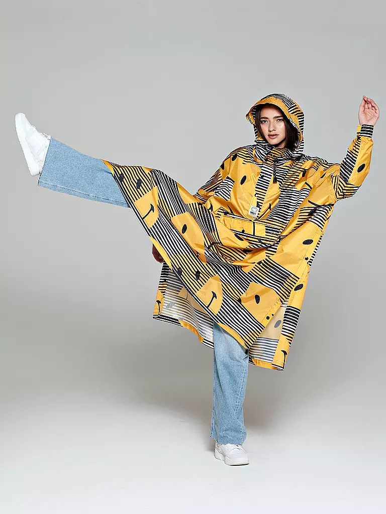RAINKISS | Regenjacke - Regenponcho SUNSET SMILEY | camel