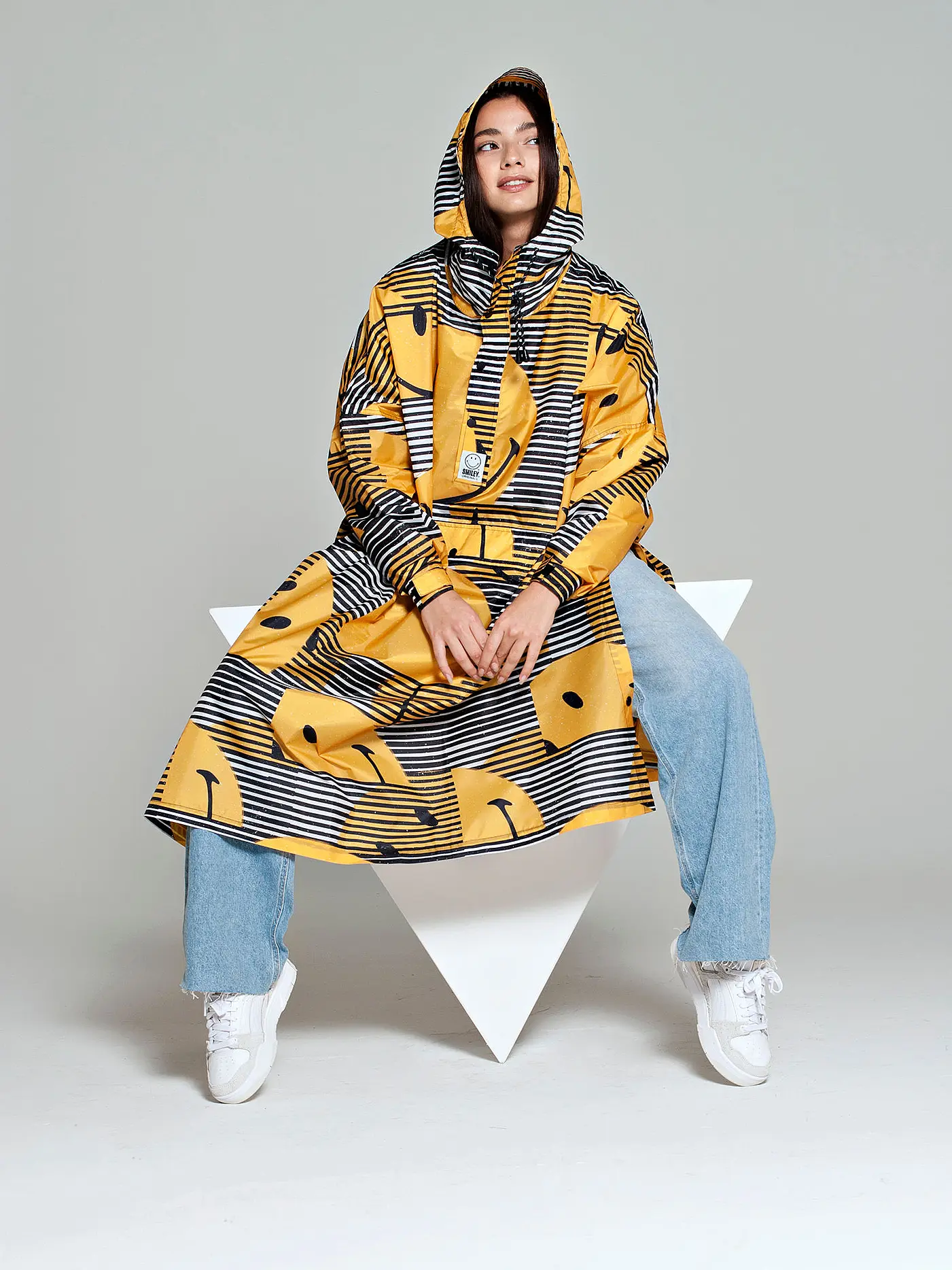 RAINKISS | Regenjacke - Regenponcho SUNSET SMILEY | gelb