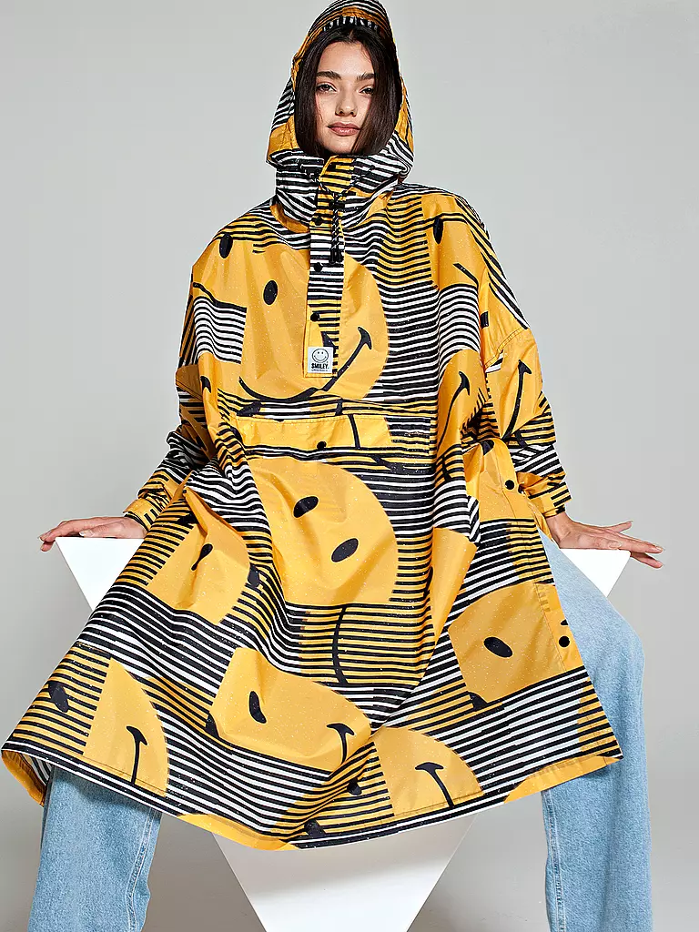 RAINKISS | Regenjacke - Regenponcho SUNSET SMILEY | gelb