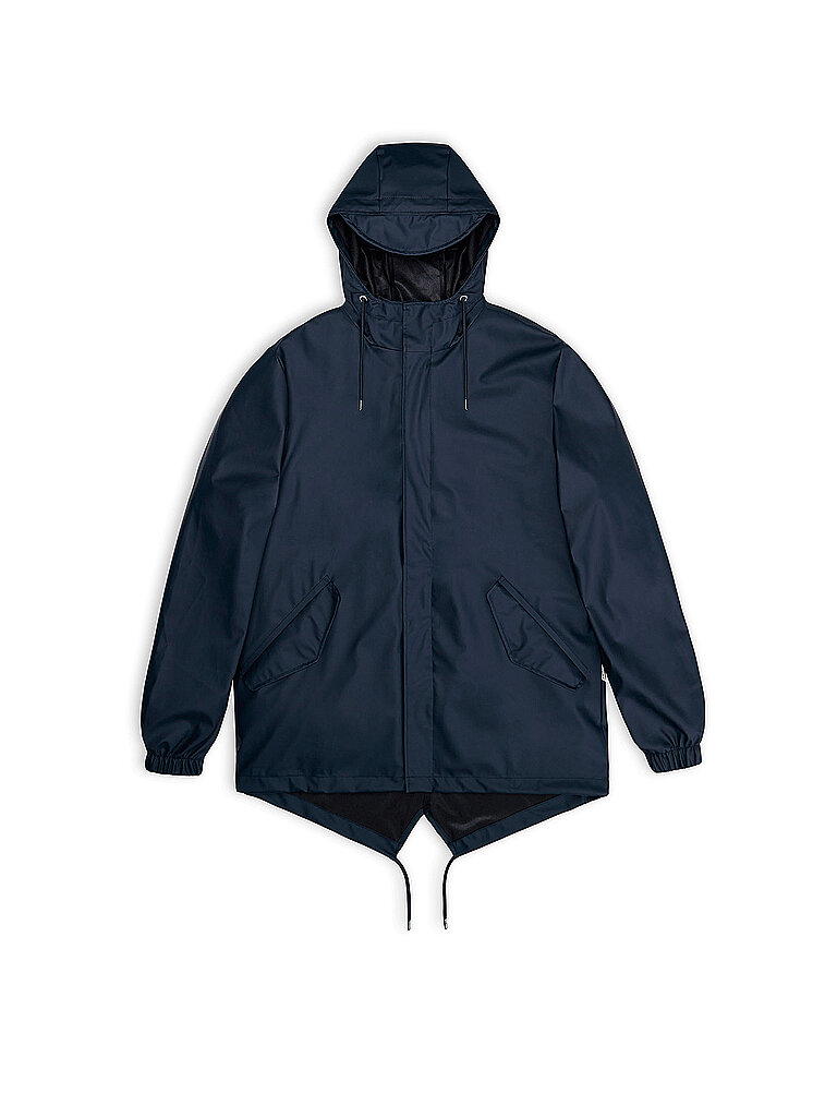 RAINS Regenjacke blau | S