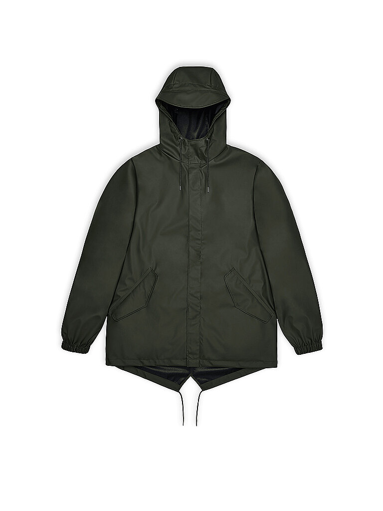 RAINS Regenjacke olive | XL