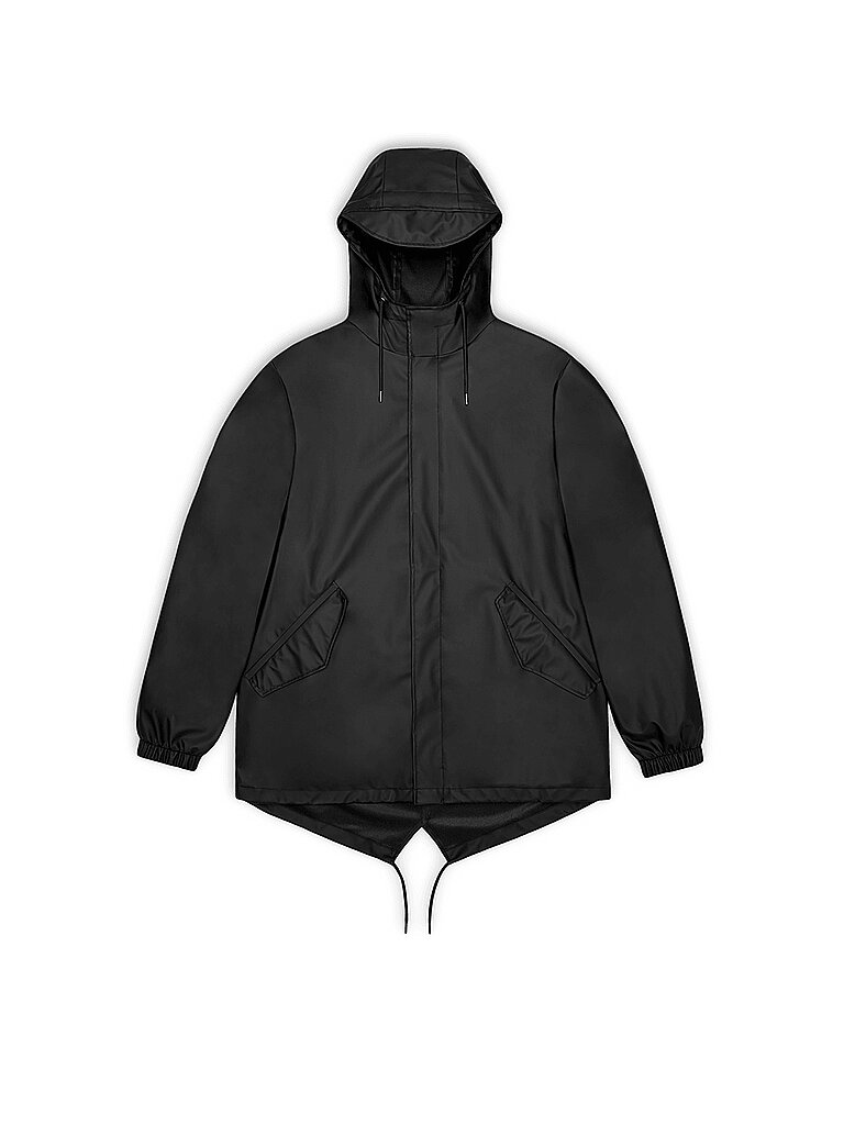 RAINS Regenjacke schwarz | M