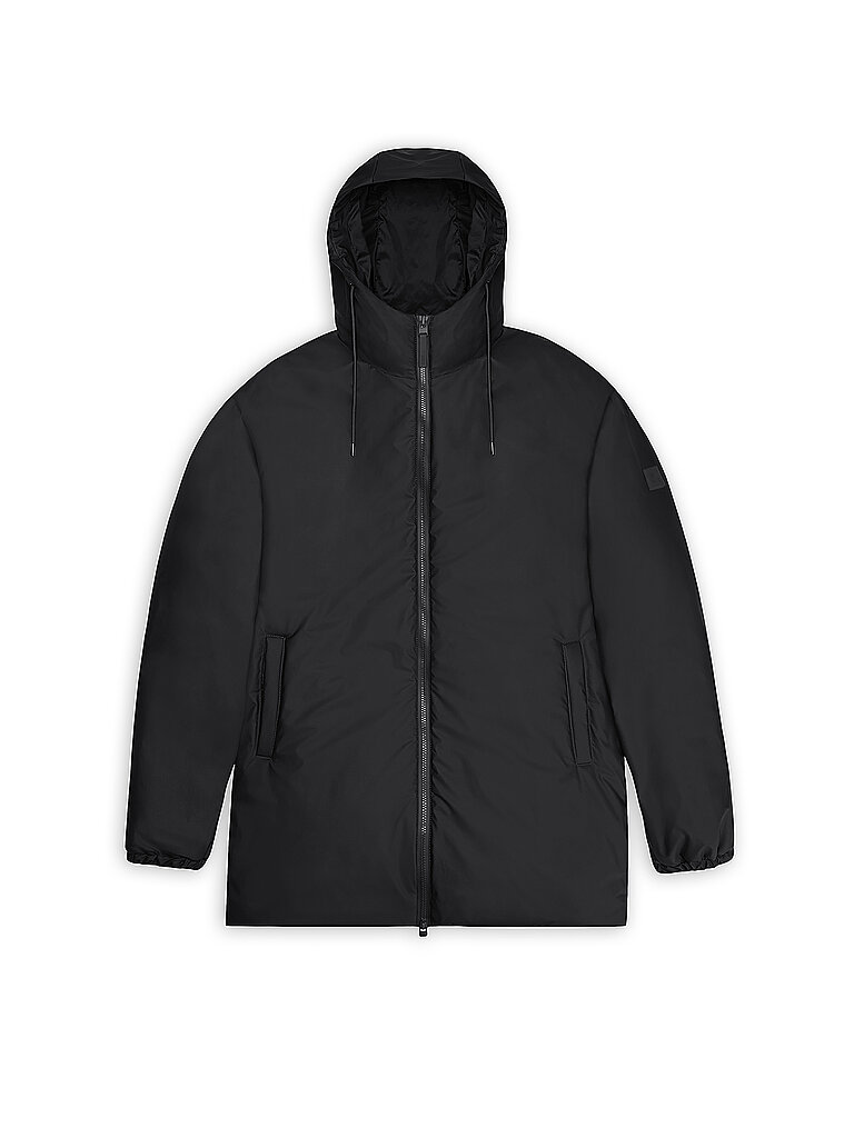 RAINS Jacke LOHJA LONG INSULTED JACKET schwarz | M