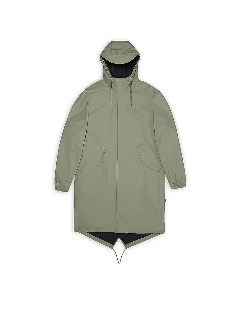 RAINS | Parka - Regenjacke | hellgrün