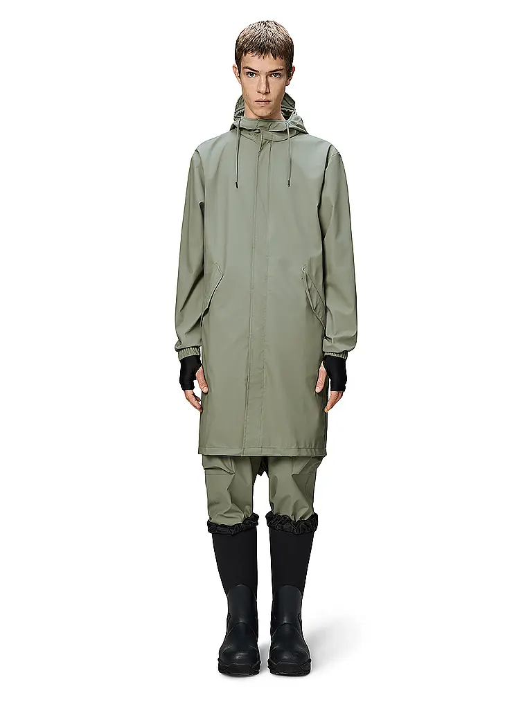 RAINS | Parka - Regenjacke | hellgrün