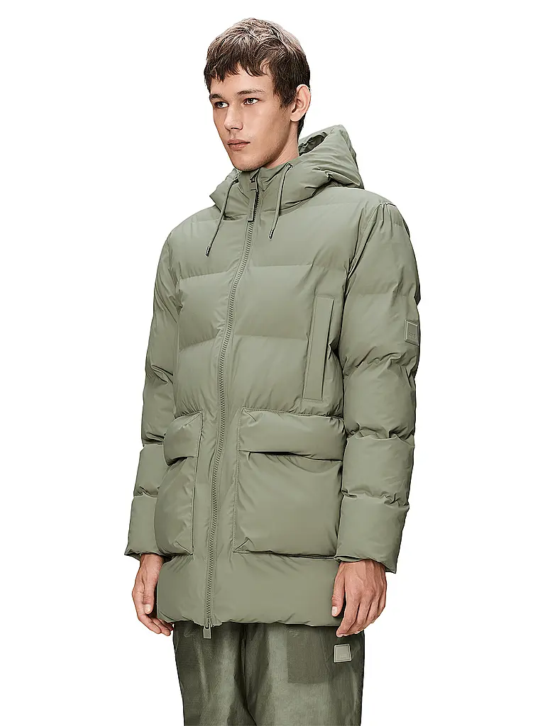 RAINS | Parka ALTA LONG PUFFER CARGO J | 