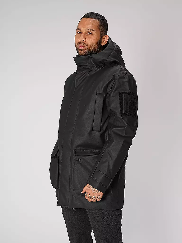 RAINS | Parka GLACIAL | schwarz