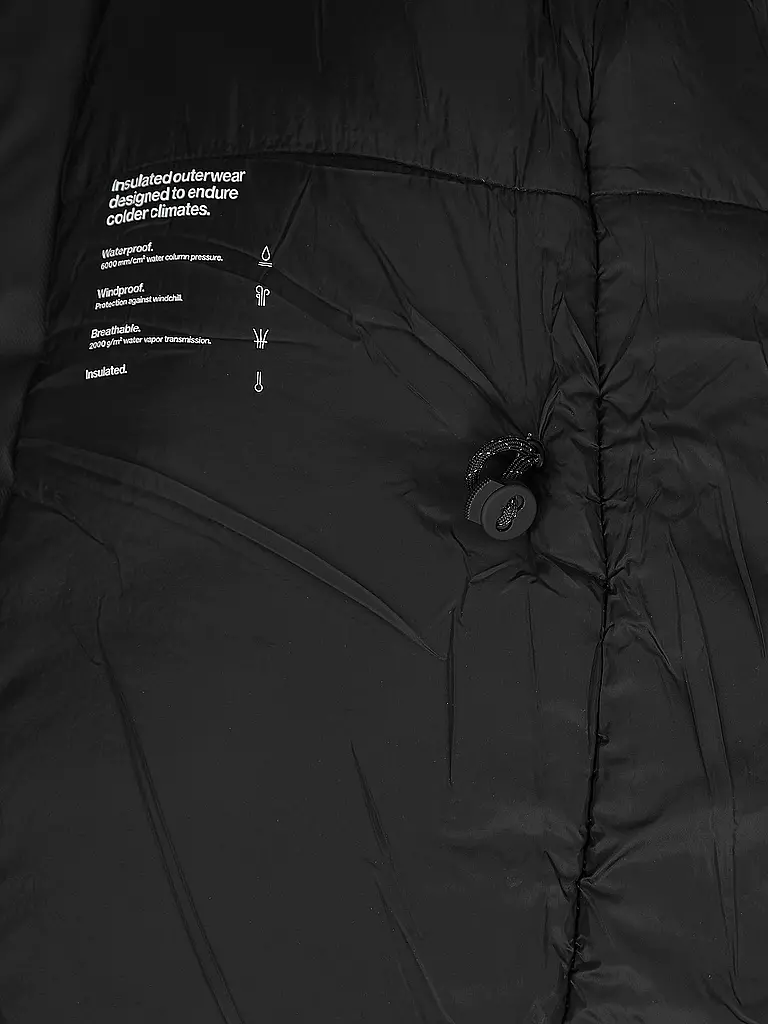 RAINS | Parka GLACIAL | schwarz