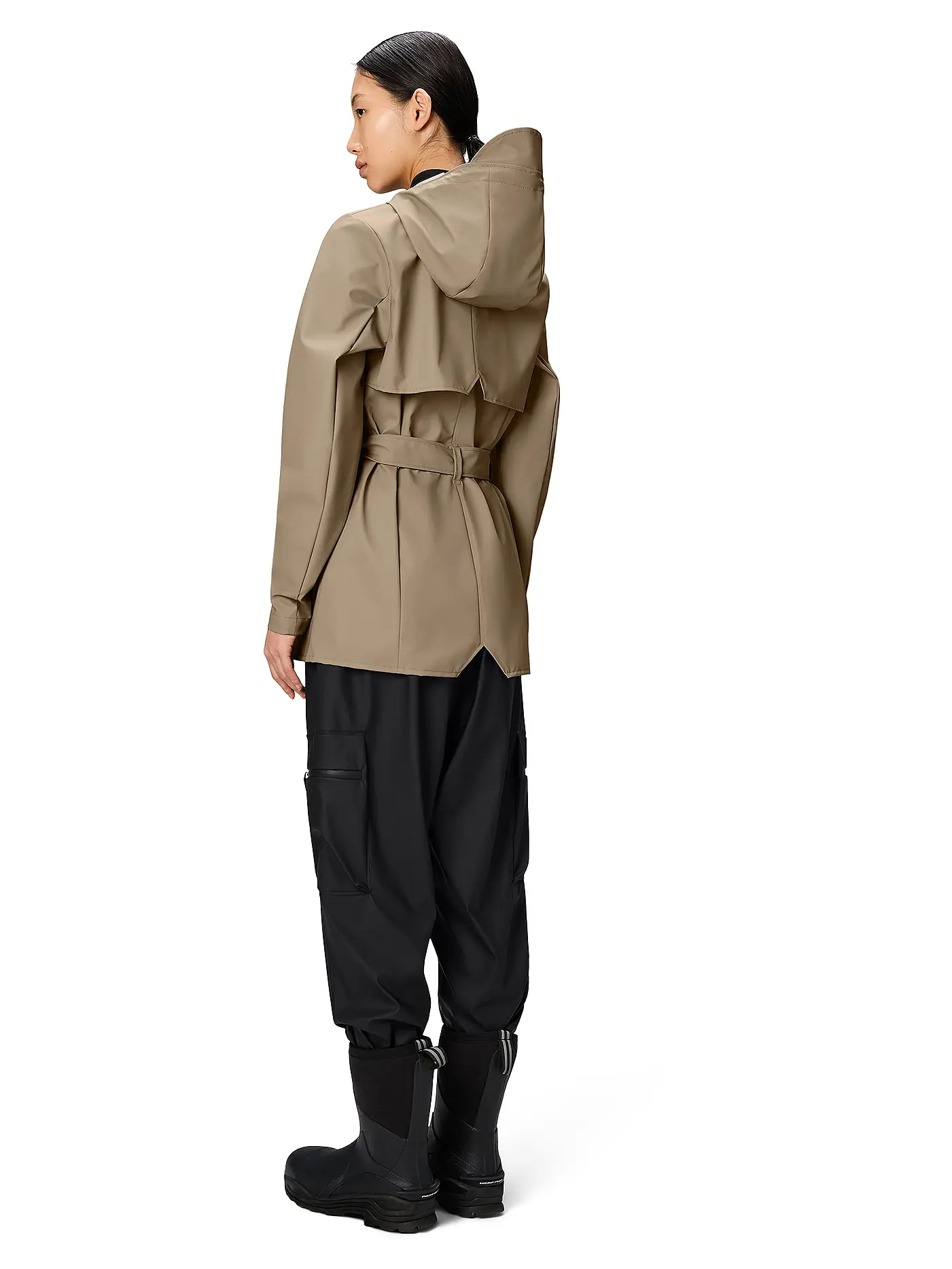RAINS | Regenjacke CURVE JACKET W3 | beige
