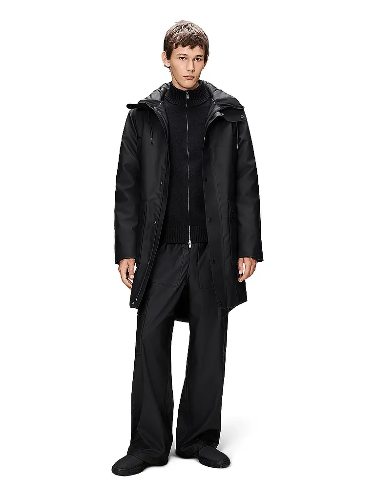 RAINS | Regenjacke NOME LONG | schwarz