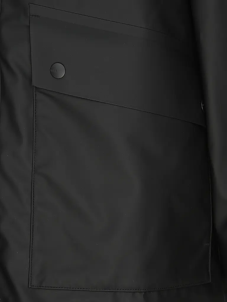 RAINS | Regenjacke NOME VISION LONGEST JACKET | schwarz