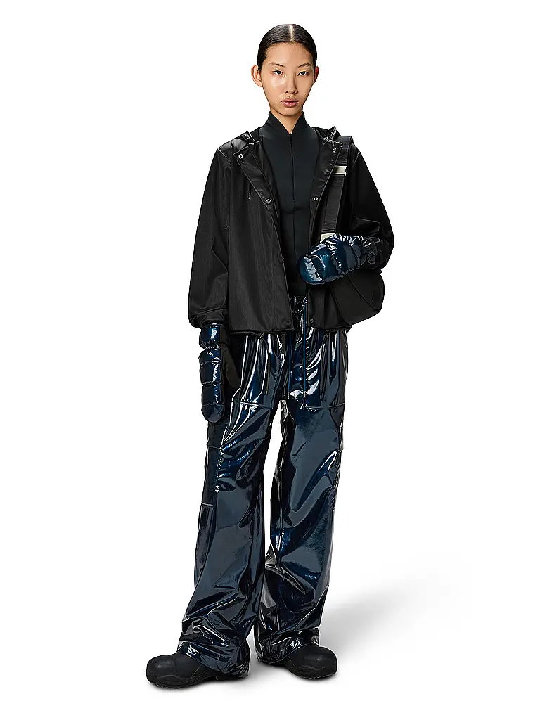 RAINS | Regenjacke STRING W JACKET | schwarz
