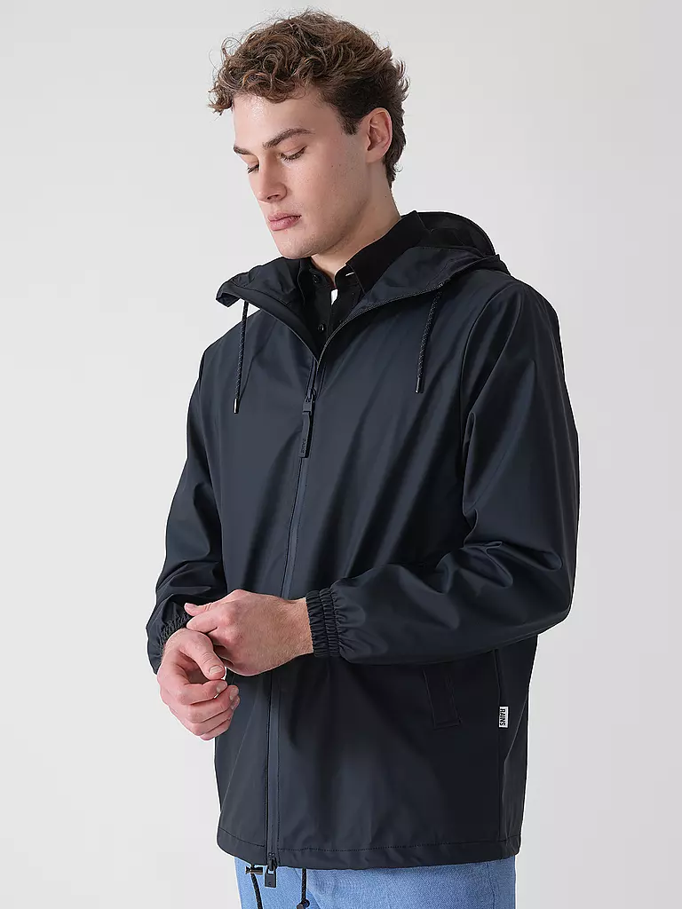 RAINS | Regenjacke | schwarz