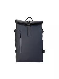 RAINS | Rucksack Rolltop Large  | blau