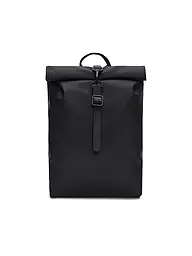 RAINS | Rucksack ROLLTOP MINI | schwarz