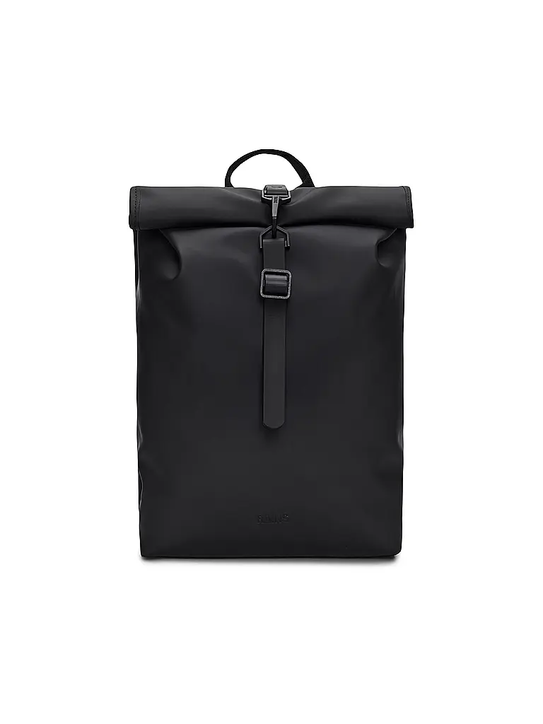 RAINS | Rucksack ROLLTOP MINI | schwarz