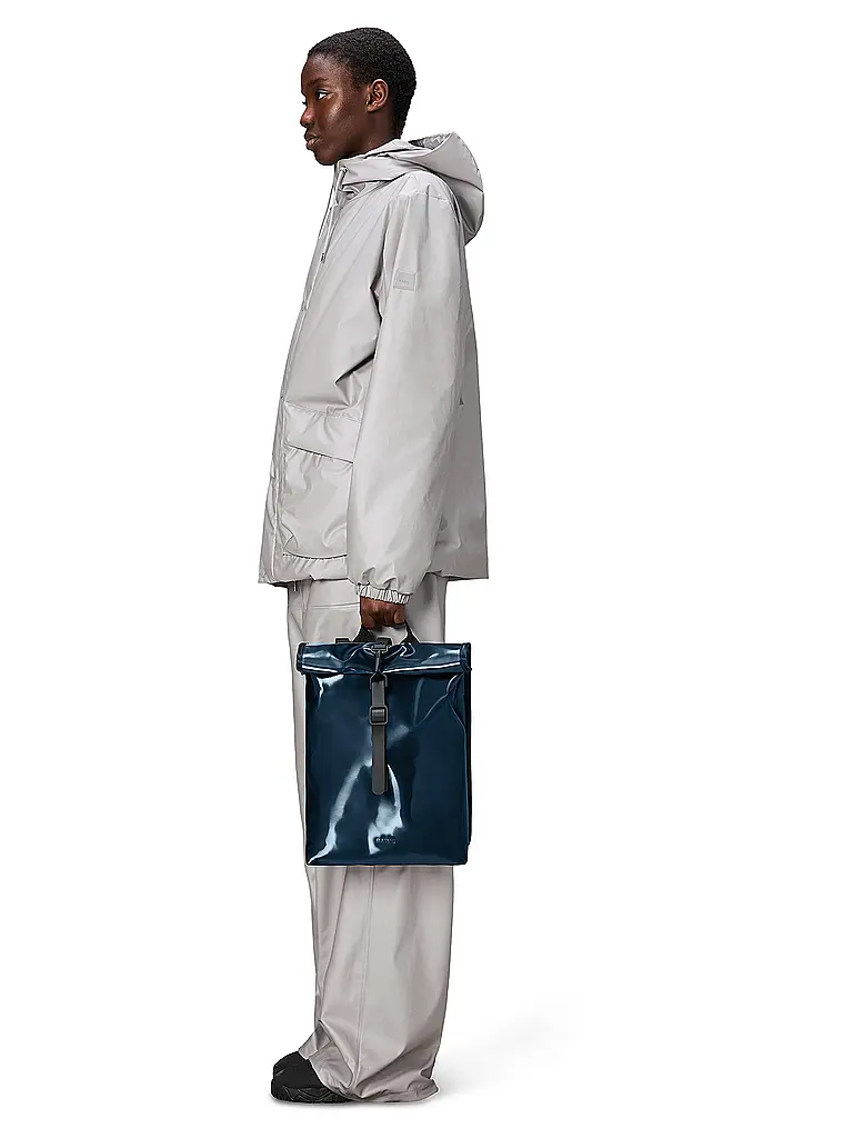 RAINS | Rucksack ROLLTOP MINI | blau