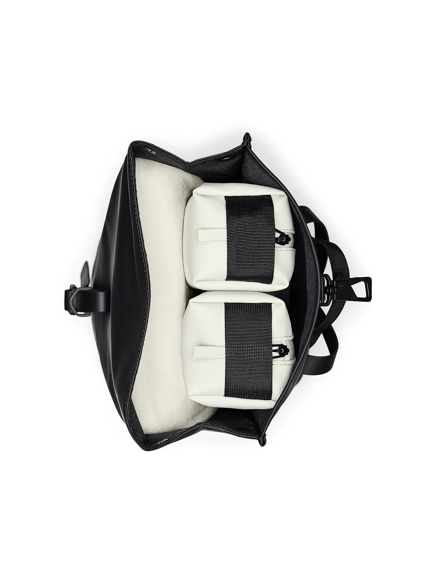 RAINS | Rucksack ROLLTOP MINI | schwarz