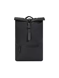 RAINS | Rucksack ROLLTOP W3 | schwarz