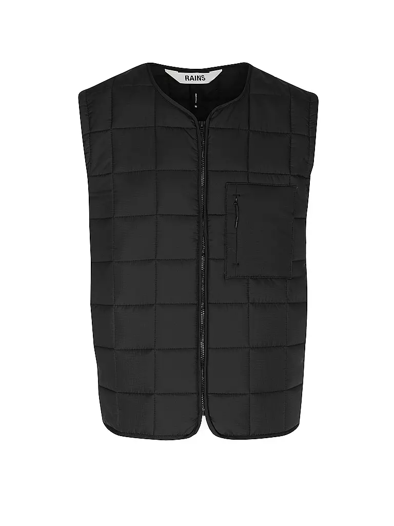 RAINS | Steppgilet  | schwarz