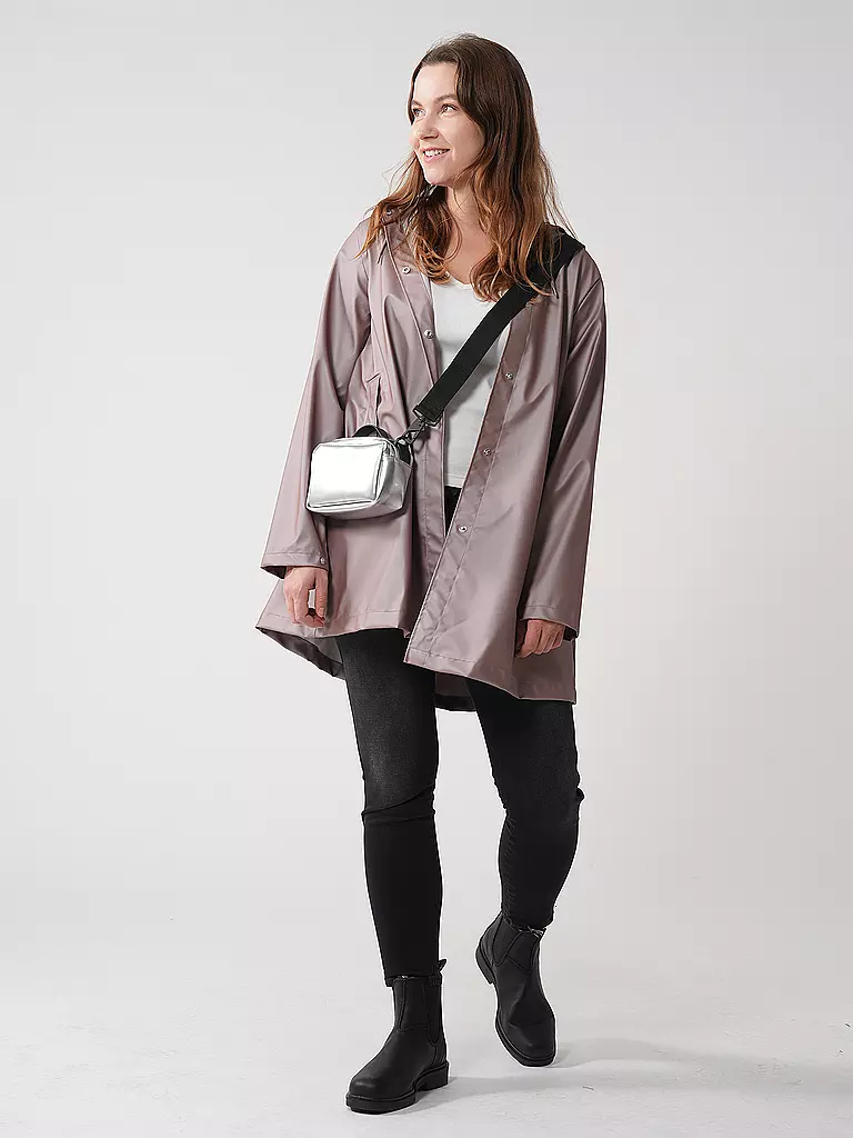 RAINS | Tasche - Umhängetasche BOX BAG  MICRO W3 | silber