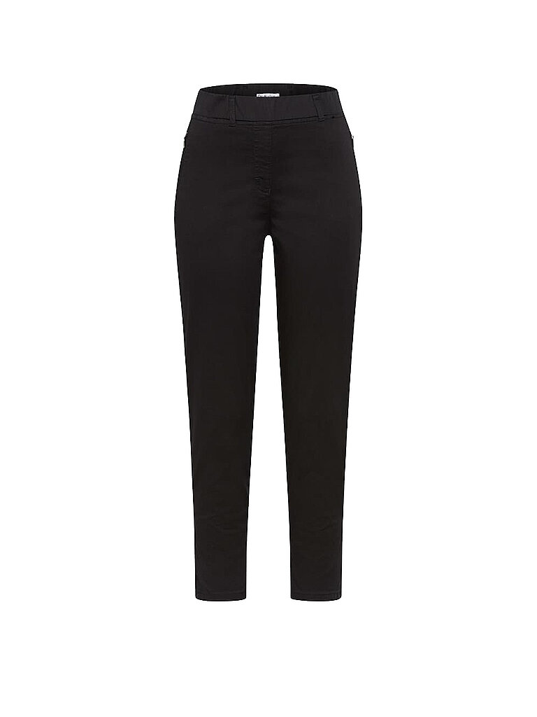 RAPHAELA BY BRAX Hose Super Slim Fit 6/8 LAVINA ZIP schwarz | 38 (kurz)