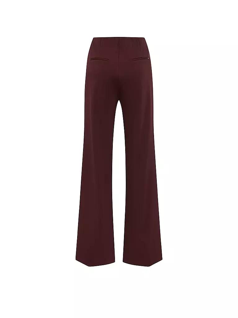 RAPHAELA BY BRAX | Hose Flared Fit LILLYTH  | dunkelrot