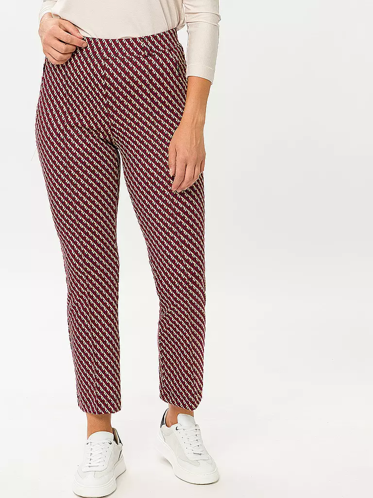 RAPHAELA BY BRAX | Hose Slim Fit 7/8 LILLYTH KICK | rot