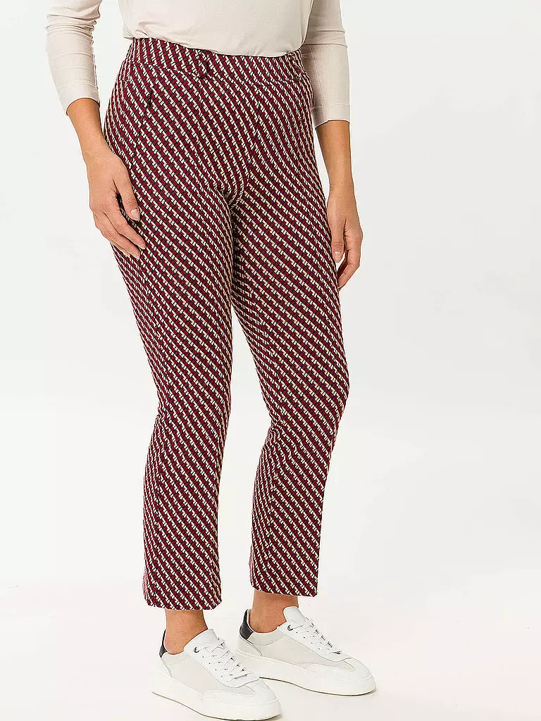 RAPHAELA BY BRAX | Hose Slim Fit 7/8 LILLYTH KICK | rot