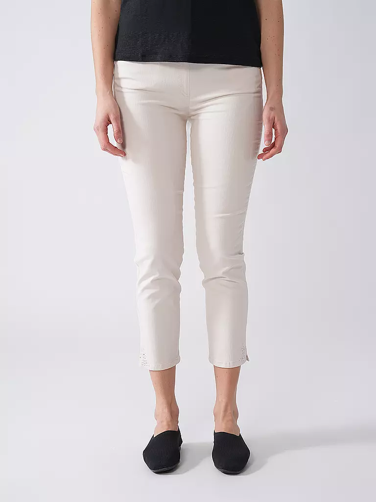 RAPHAELA BY BRAX | Hose Slim Fit PAMINA 6/8 | creme