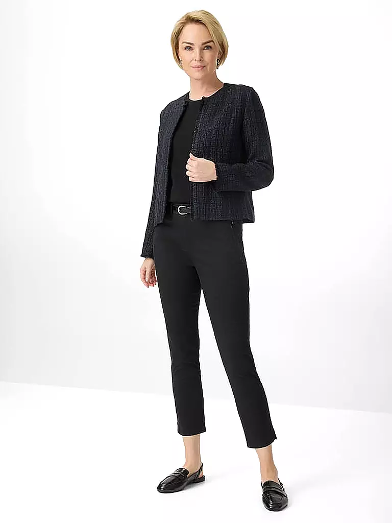RAPHAELA BY BRAX | Hose Super Slim Fit 6/8 LAVINA ZIP | schwarz