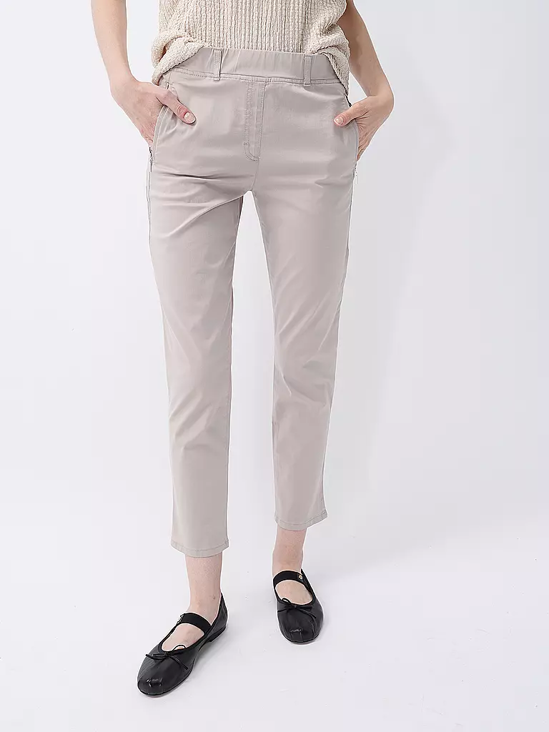 RAPHAELA BY BRAX | Hose Super Slim Fit 6/8 LAVINA ZIP | schwarz
