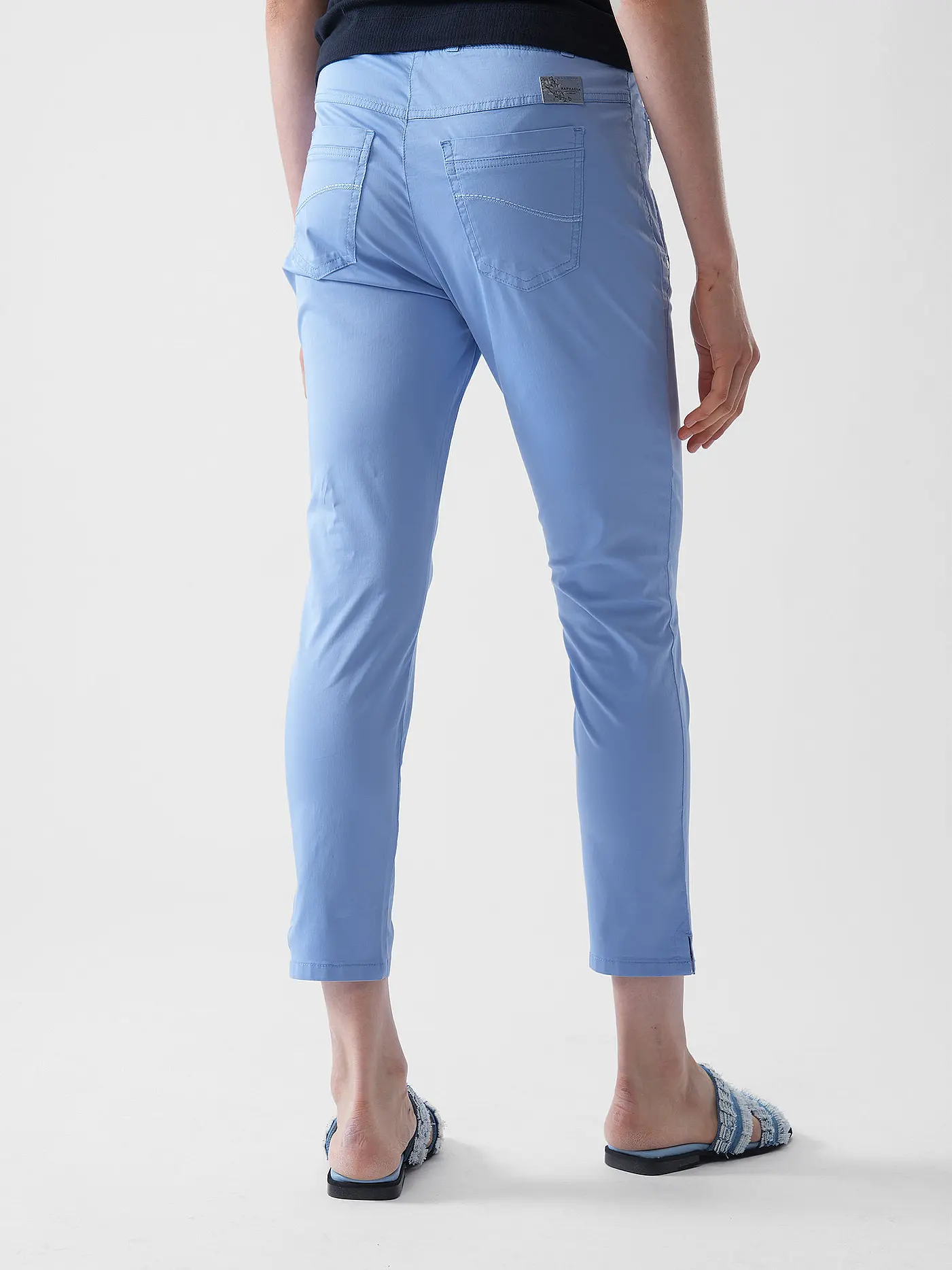 RAPHAELA BY BRAX | Hose Super Slim Fit 6/8 LAVINA ZIP | hellblau