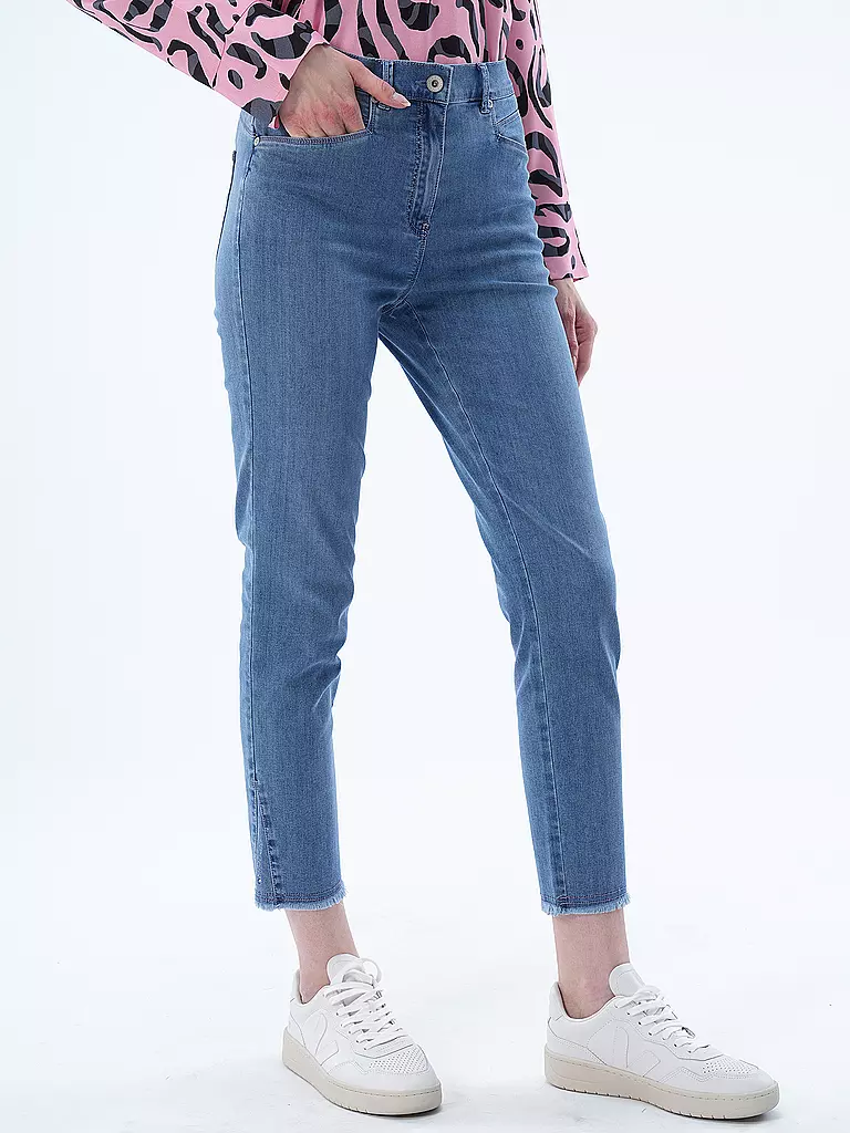 RAPHAELA BY BRAX | Jeans 6/8 LUCA DECO | hellblau