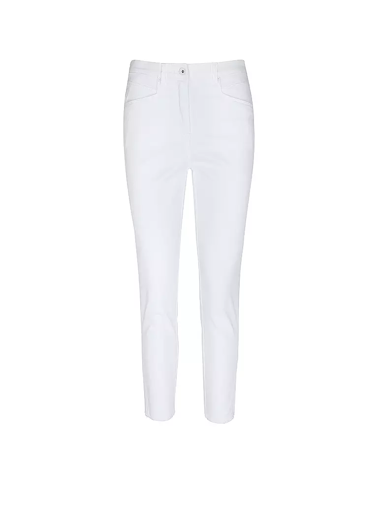 RAPHAELA BY BRAX | Jeans 6/8 Super Slim LUCA DECO | weiss