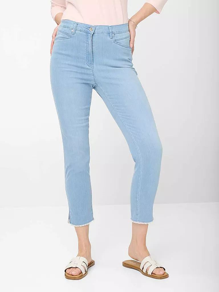 RAPHAELA BY BRAX | Jeans 7/8 DEKO  | hellblau
