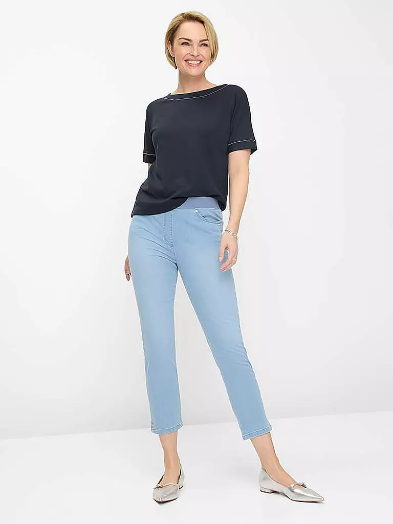 RAPHAELA BY BRAX | Jeans Slim Fit 6/8 PAMINA  | hellblau