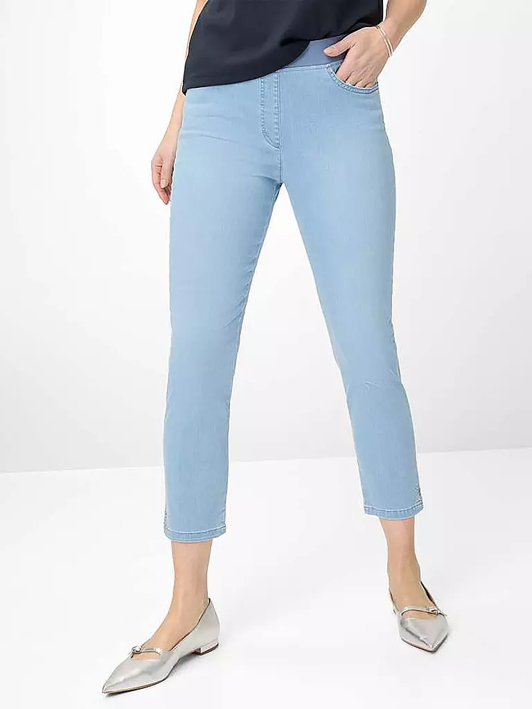 RAPHAELA BY BRAX | Jeans Slim Fit 6/8 PAMINA | hellblau