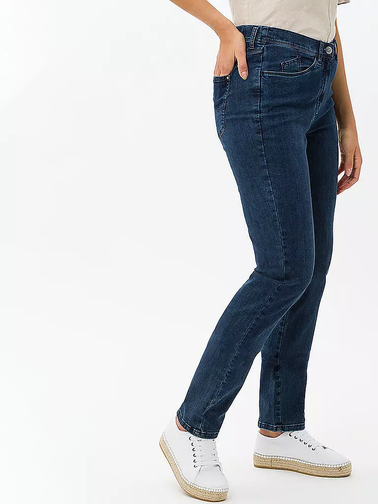 RAPHAELA BY BRAX | Jeans Super Slim Fit LAURA SLASH | blau