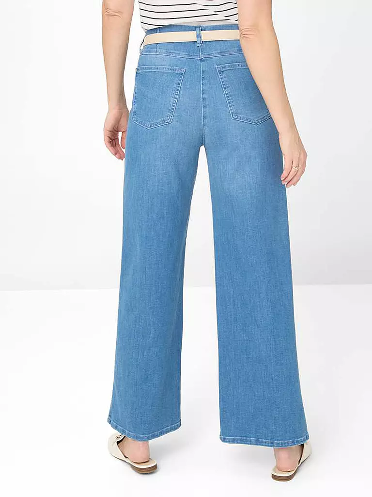 RAPHAELA BY BRAX | Jeans Wide Leg LAURA | dunkelblau