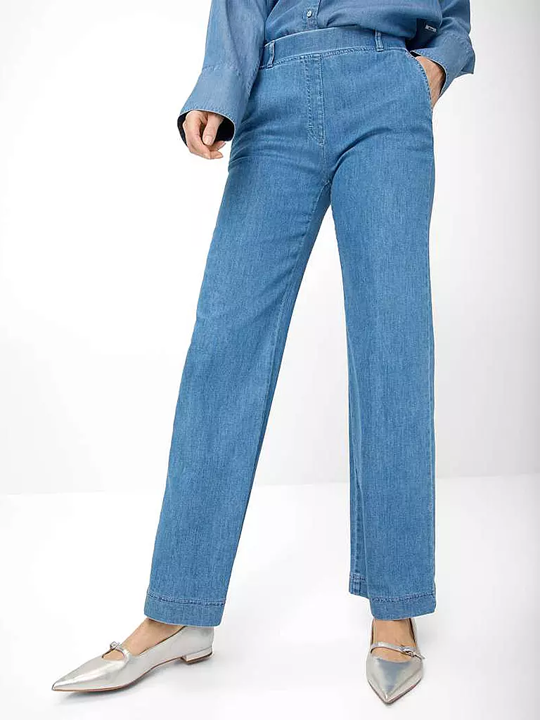 RAPHAELA BY BRAX | Jeans Wide Leg PAM | dunkelblau