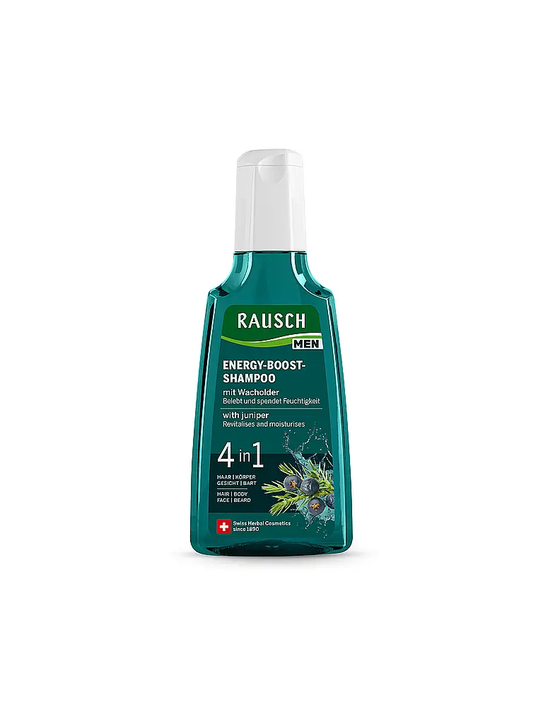 RAUSCH |  Energy-Boost-Shampoo mit Wacholder 200ml | Keine Farbe