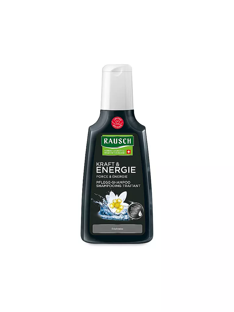 RAUSCH | Pflegeshampoo Kraft und Energie - Edelweiß 200ml | 