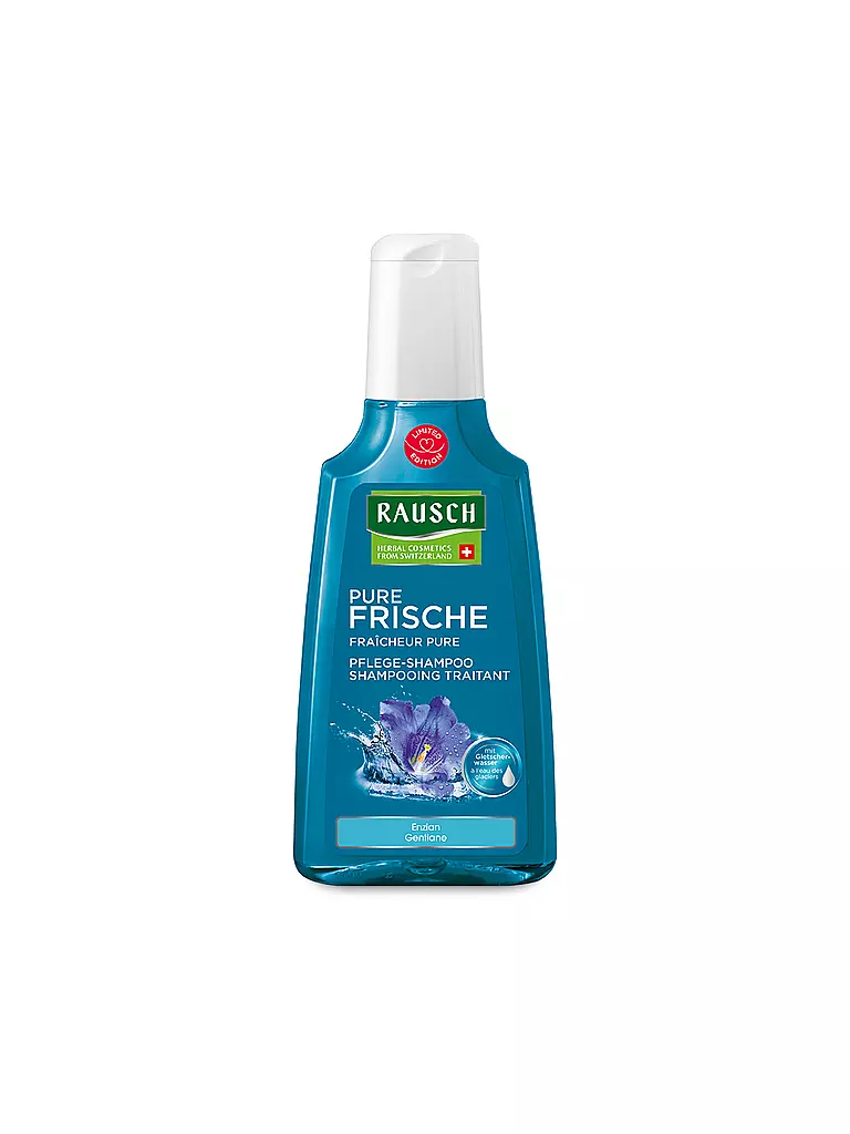 RAUSCH | Pflegeshampoo Pure Frische - Enzian 200ml | transparent