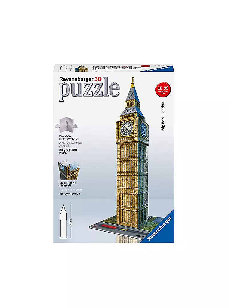RAVENSBURGER | 3D Puzzle - Big Ben | keine Farbe